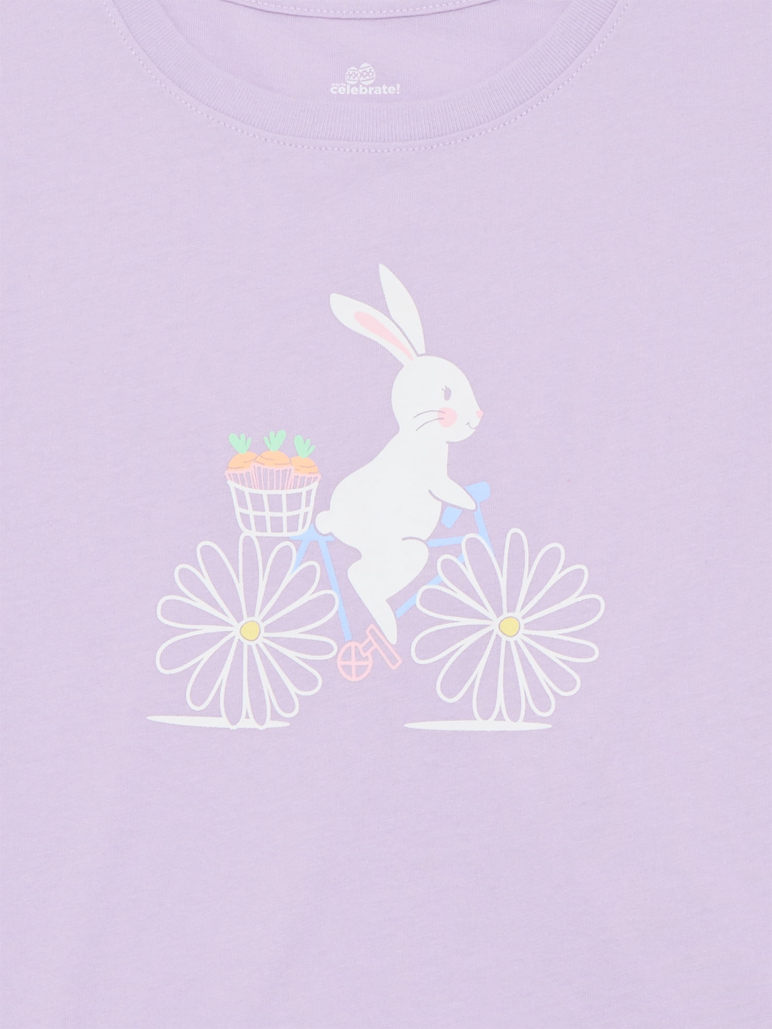 Easter Girls Graphic Tee with Short Sleeves from Way to Celebrate, Sizes 4-18