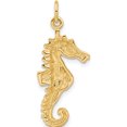 thumbnail image 4 of 14K Yellow Gold Seahorse Charm (32 X 13) Made In United States c1187, 4 of 6