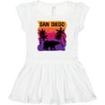 thumbnail image 3 of Inktastic San Diego California Sunset Girls Baby Dress, 3 of 5