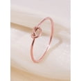 thumbnail image 1 of 1pc Love Knot Ring Ladies Jewelry For Women s925 Sterling Silver Simple Plain Ring Fine Jewelry For Girls Daily Life Decor For Couple Dating Gift, 1 of 4