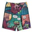 thumbnail image 3 of Comedy Invader Zim Short Sweatpants Summer Daily Cozy Lounge Shorts 3D Printed Beach Shorts Sweatpants With Drawstring And Pockets, 3 of 7