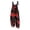 Red, variant on Womens Halloween Overalls Skeleton Skull Sleeveless Backless Spooky Overalls Bat Castle Halter Funny Jumpsuits, 4XL