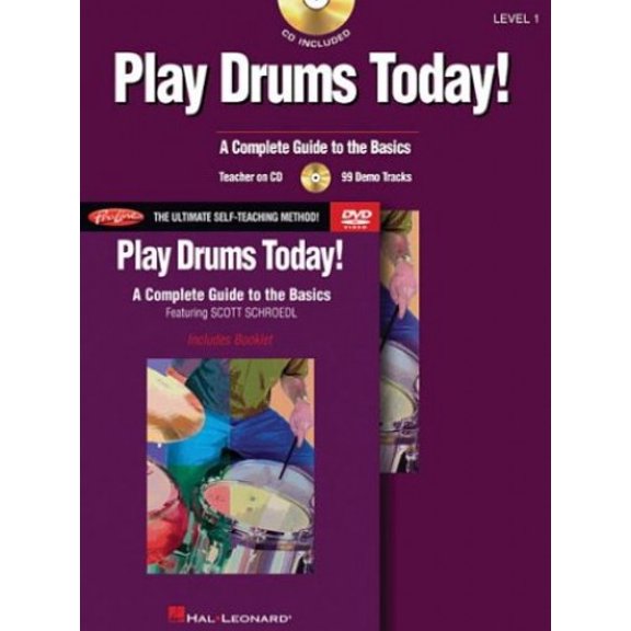 Pre-Owned Play Drums Today Beginner's Pack (Includes Book/CD/DVD) - Proline Custom Version (Paperback) 0634062441 9780634062445