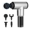 6 Speeds Mid Range Ergonomic Massage Gun - Bright Silver