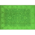 thumbnail image 1 of Ahgly Company Indoor Rectangle Oriental Green Industrial Area Rugs, 2' x 5', 1 of 4