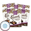 Cocomels Chocolate-Covered Vanilla Coconut Milk Caramel Bites Organic Vegan Candy, Vanilla Flavor, 3.5 Ounce (Pack of 6)