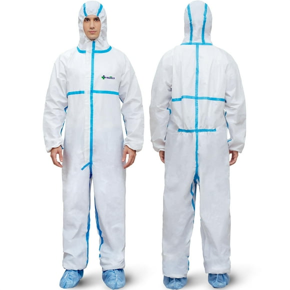 Mono desechable Medtecs Hazmat Suit Level 4 PPE L
