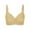 #01Yellow, variant on Kiplyki Sports Bras for Women Embroidered Glossy Comfortable Breathable Underwear No Rims
