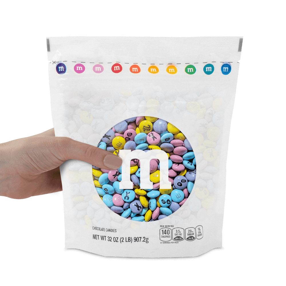 M&M'S Easter Milk Chocolate Candy, 2lb Resealable Bulk Bag