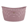 thumbnail image 3 of Set 2 Canastas Rattan Oval Rosa Magnolia LA ARDILLA #corazonesrosas, 3 of 4