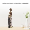 thumbnail image 3 of Escultura de Arte Africano Figuras Negras Estatuas y Esculturas Africanas de Músicos Apariencia Retro Realista Resina Duradera Estatua Africana de Colores Vivos para ANGGREK Otros, 3 of 8