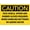 Warning Sign 3, variant on Caution Sharp Objects Gloves Required Graphic Metal Sign 12 x 8 Inches - Rust-Free Aluminum, UV Printed, Easy to Mount, Weather Resistant for Fence, Warehouse