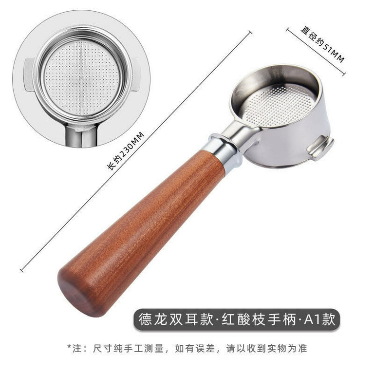 Espresso Bottomless Porte-filtre 51mm Compatible Avec DeLonghi Dedica