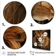 thumbnail image 3 of Designart "Majestic Lion in Brown Portrait II" Animals Framed Wall Art - Traditional Brown Lion Bedroom Framed Canvas Wall Art, 3 of 6