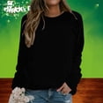 thumbnail image 3 of Womens Oversized Sweatshirt, Yigetop Womens Autumn Winter Christmas Printed Pullover Tops Long Sleeve Crewneck Oversized Sweatshirts Women’S Sweatshirt Black L, 3 of 10