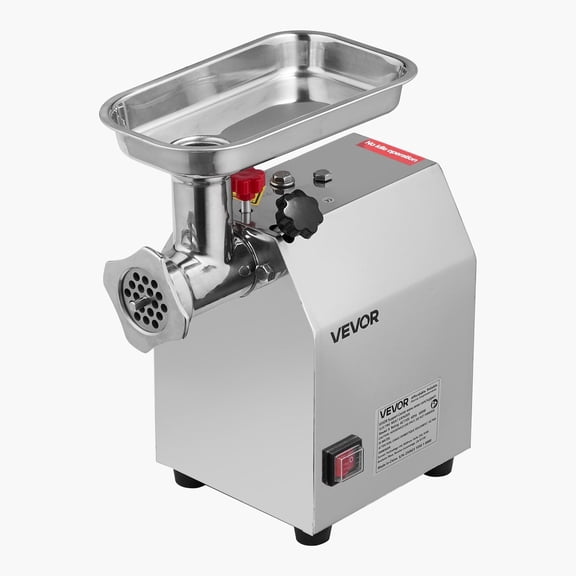 Commercial Electric Meat Grinder Industrial Grade 8 5 Pounds Per Minute 600 Watt Heavy Duty Sausage Stuffer with Two Stainless Steel Blades and Grinding Discs for Kitchen Restaurant
