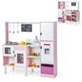 thumbnail image 1 of Costway 2-in-1 Kids Kitchen & Market with Realistic Light & Sound 82 Accessories Included, 1 of 10