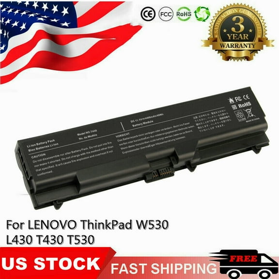 70   0A36303 Battery for Lenovo ThinkPad T420 T430 W530 T530 L530 57Y4186
