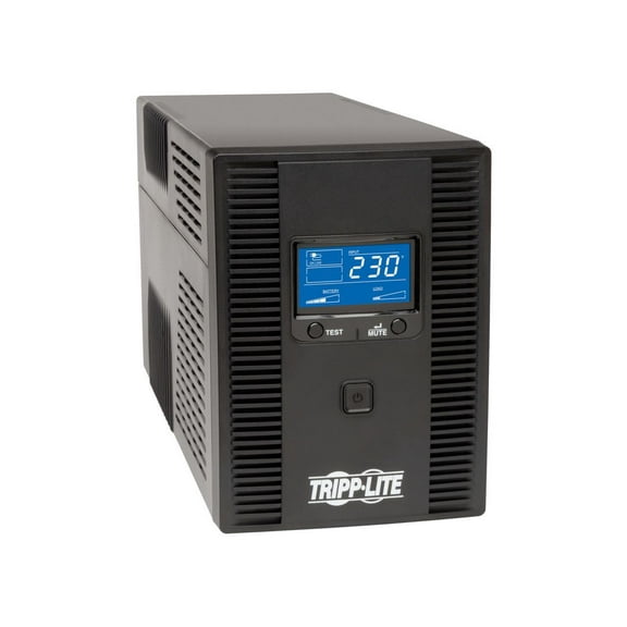 Tripp Lite SMX1500LCDT SmartPro 230V 1.5kVA 900W Line Interactive UPS, 2U Rack/Tower, LCD, USB, DB9, 8 Outlets