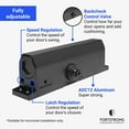thumbnail image 6 of Fortstrong Fs-6300b Lightweight Commercial Hardware Door Closer - Size 4 – Black, 6 of 8