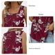 thumbnail image 3 of Blusa estampada sin mangas Moda Poliéster Tops sin mangas de verano plisados suaves para mujer, 3 of 5