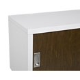 thumbnail image 4 of Pemberly Row Console de Télévision 60" avec Porte Coulissante en Noyer Blanc, 4 of 4