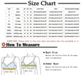 thumbnail image 5 of Blmnix Plus Size Bras Bras for Women Racerback Bras High Support Bra Standard Straps White Cut-Out Sports Bras for Women, 5 of 5