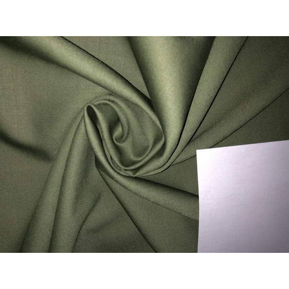 Suiting REGALIA Superfine blended 70% poly 30% wool 58" wide available in 6 colors olive , dark aubergine and charcoal