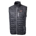 thumbnail image 2 of Men's Cutter & Buck  Black Big 12 Gear Rainier PrimaLoft Eco Insulated Printed Full-Zip Puffer Vest, 2 of 3