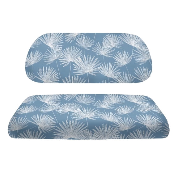 FUIALDOLG Universal Golf Cart Seat Covers 2-Piece Set, Dandelion Seat Blanket Breathable & Padded Comfort for Club Car EZGO Yamaha, Easy Install Non-Slip Design