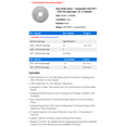 thumbnail image 2 of Rear Brake Rotor - Compatible with 2017 - 2022 Kia Sportage 2.4L 4-Cylinder 2018 2019 2020 2021, 2 of 2