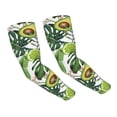 thumbnail image 6 of Lsque Watercolor Green Tropical Cooling Arm Sleeves for Men & Women -Compression Sleeves to Cover Arms for Working,Sun Sleeves for UV Protection,Breathable, Moisture-Wicking, 6 of 8