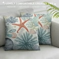 thumbnail image 3 of Nawypu Beach Theme Body Pillow Cover,Nautical Blue Coral Starfish Ocean Marine Coastal,Long Pillow Case with Zipper Rectangle Bedding Pillowcase Decorative Soft Cushion Covers for Bedroom,, 3 of 5