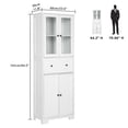 thumbnail image 4 of FCH MDF Spray Paint 4 Doors 1 Pump Bathroom Cabinet White, 4 of 6
