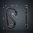 thumbnail image 2 of 2024 2 Pieces Climbing Carabiners,d Shape Climbing Carabiners,auto Locking Carabiners, 2 of 5