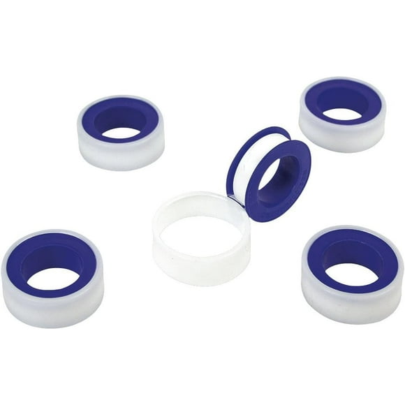 Pack of 5 rolls of Teflon sealing tape