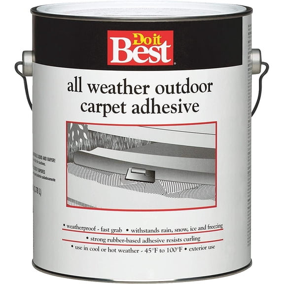 Do it Best All Weather Outdoor Carpet Adhesive - 1 Gallon, Beige