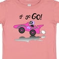 thumbnail image 4 of Inktastic Go Go Go Pink Racing Car Boys or Girls Baby T-Shirt, 4 of 5
