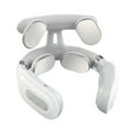 thumbnail image 1 of Masajeador de columna Cervical de 4 cabezales, ajuste de fuerza, recargable por USB, masajeador inte TOMSHOO Blanco, 1 of 7
