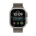 thumbnail image 6 of Apple Watch Ultra 4 GPS + Cellular 49mm Natural Titanium Case with Natural Titanium Milanese Loop - S, 6 of 7