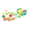 thumbnail image 1 of B 11 Piece Fruit Vegetable Cutting Play Toy Kitchen Simulation Basket Educational Size Varies, 1 of 5