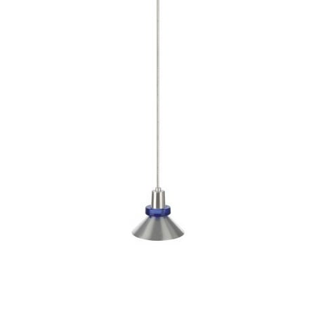 Tech Lighting 700kwksc Kable Lite Hanging Wok Metal Shade Pendant Tech Lighting 700kwksc Kable Lite Hanging Wok Metal Shade Pendant With Cobalt Gl