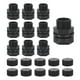 thumbnail image 1 of 10pack Garden Hose Bulkhead Fitting with Plug, Dual 1/2inch Female NPT X 3/4inch Male GHT Bulkhead Tank Fitting, 1 of 5