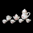 thumbnail image 2 of 15 Piezas Casa de en Miniatura Utensilios de Comedor de Té de Platillos de Taza de Hugo China Modelo de conjunto de té, 2 of 8