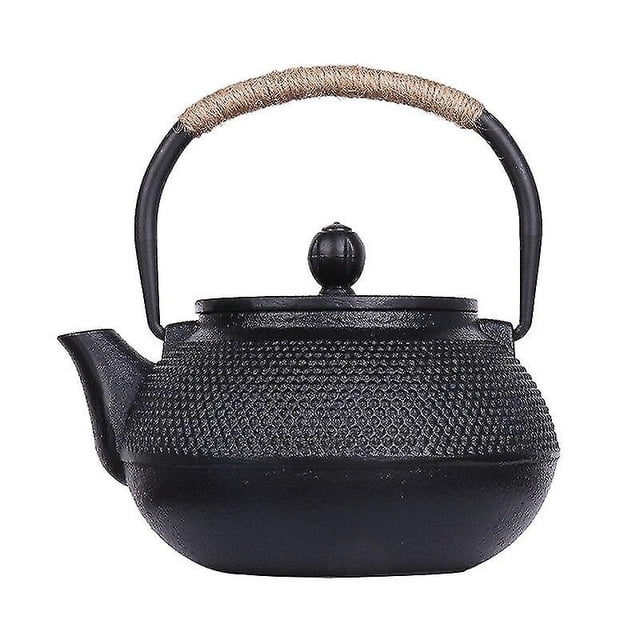 Tetera japonesa de hierro con infusor de acero inoxidable, tetera de hierro fundido, tetera para hervir