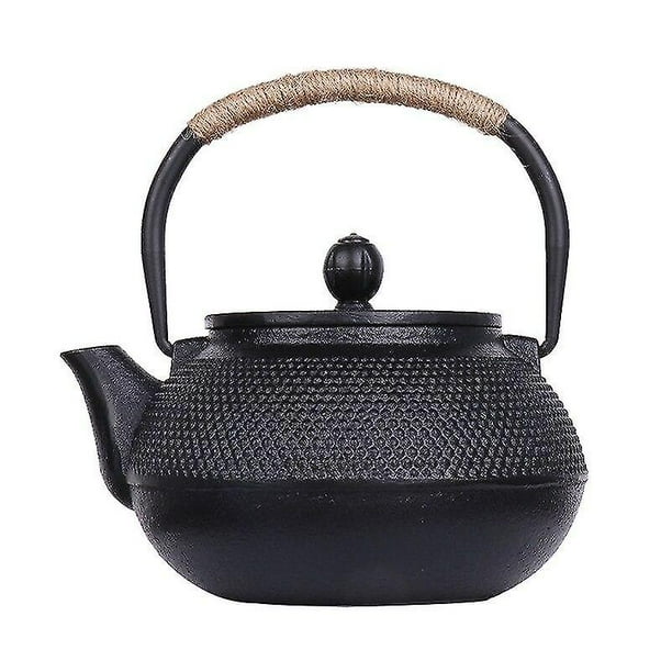 Tetera japonesa de hierro con infusor de acero inoxidable, tetera de hierro fundido, tetera para hervir