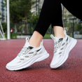 thumbnail image 2 of VBARHMQRT Female Barefoot Shoes Women Dressy Men and Women Shoes Comfortable Mesh Breathable Couple Running Sneakers Walking Sneakers for Women White Fashion Sneakers for Women, 2 of 7