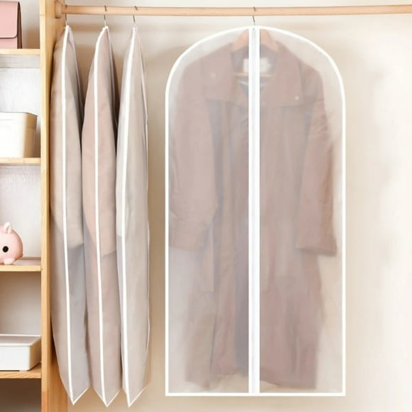 clear plastic garment bags