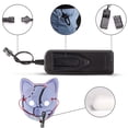 thumbnail image 5 of Fox Demon LED Mask Slayers Costume Props Japanese Anime Plastic Fox Face Cosplay Glowing Masks for Adult Masquerade, 5 of 7