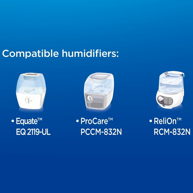Equate cool mist humidifier filter installation diagram